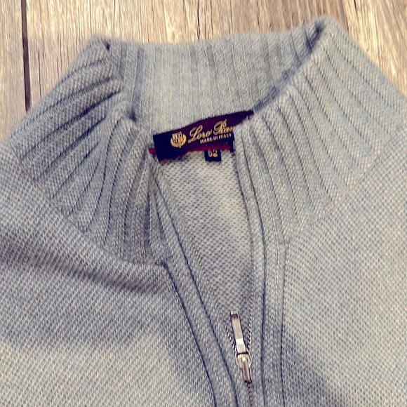 Loro Piana Cashmere Full Zip Sweater 52 - Picture 6 of 12